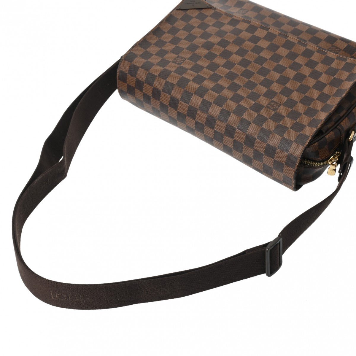 ルイヴィトン LOUIS VUITTON N41149  シェルトンMM  ショルダーバッグ ダミエキャンバス 中古 ルイヴィトンシェルトン MM 14137 ブラウン メンズ ダミエキャンバス