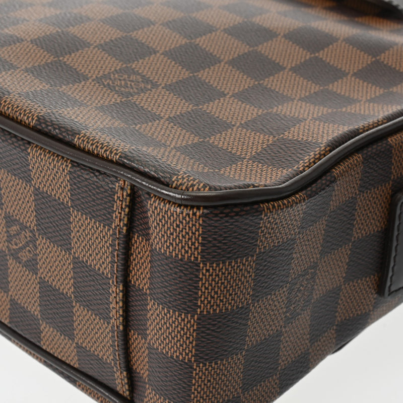 LOUIS VUITTON ルイヴィトン ダミエ シェルトン MM ブラウン N41149 メンズ ダミエキャンバス ショルダーバッグ ABランク 中古 銀蔵