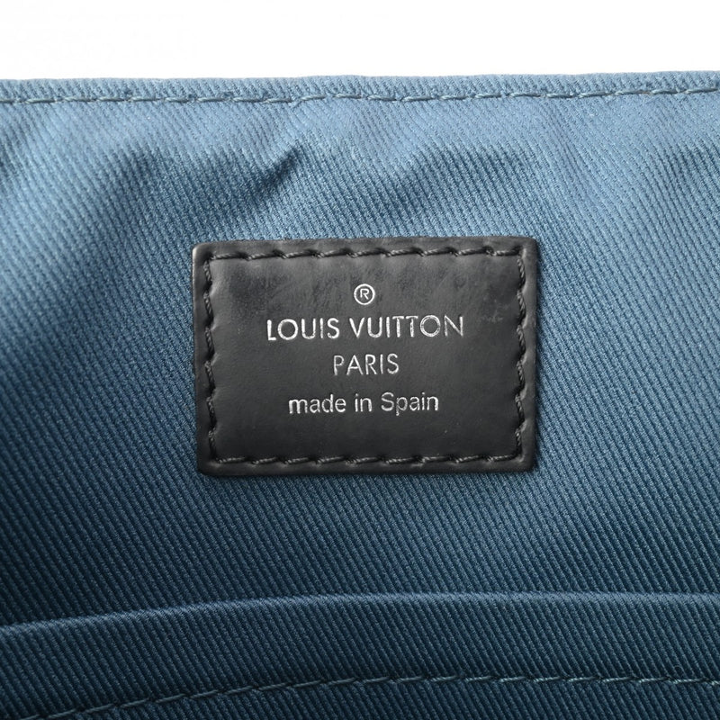 LOUIS VUITTON ルイヴィトン ダミエグラフィット ディストリクト PM NM 黒 N42420 メンズ ダミエグラフィットキャンバス ショルダーバッグ Bランク 中古 銀蔵