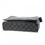 LOUIS VUITTON ルイヴィトン ダミエグラフィット ディストリクト PM NM 黒 N42420 メンズ ダミエグラフィットキャンバス ショルダーバッグ Bランク 中古 銀蔵