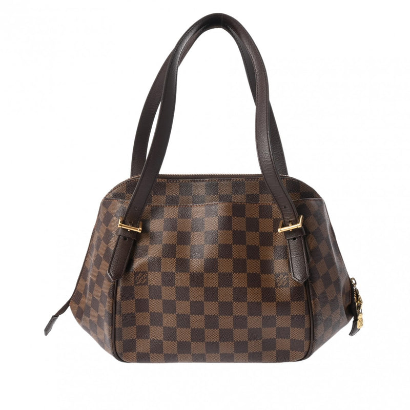 LOUIS VUITTON ルイヴィトン ダミエ べレム MM ブラウン N51174 レディース ダミエキャンバス ハンドバッグ Bランク 中古 銀蔵