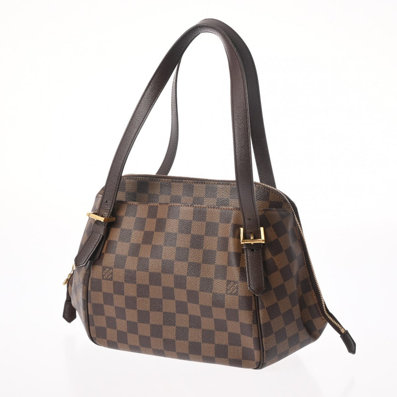 LOUIS VUITTON ルイヴィトン ダミエ べレム MM ブラウン N51174 レディース ダミエキャンバス ハンドバッグ Bランク 中古 銀蔵