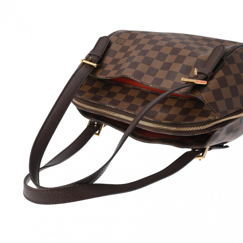 LOUIS VUITTON ルイヴィトン ダミエ べレム MM ブラウン N51174 レディース ダミエキャンバス ハンドバッグ Bランク 中古 銀蔵