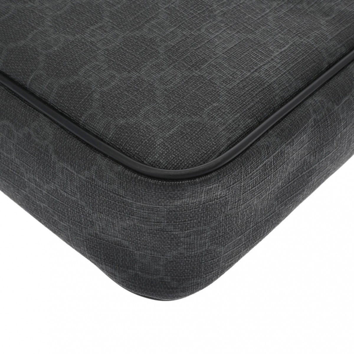 グッチGGスプリーム 黒 メンズ PVC ショルダーバッグ 162907 GUCCI