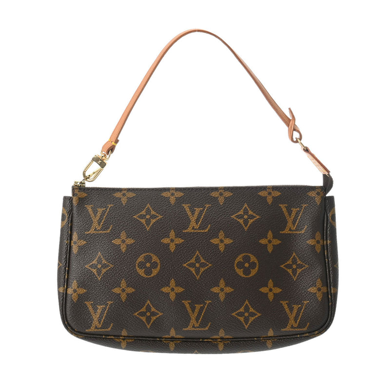 LOUIS VUITTON ルイヴィトン モノグラム ポシェット アクセソワール ブラウン M51980 レディース モノグラムキャンバス アクセサリーポーチ ABランク 中古 銀蔵