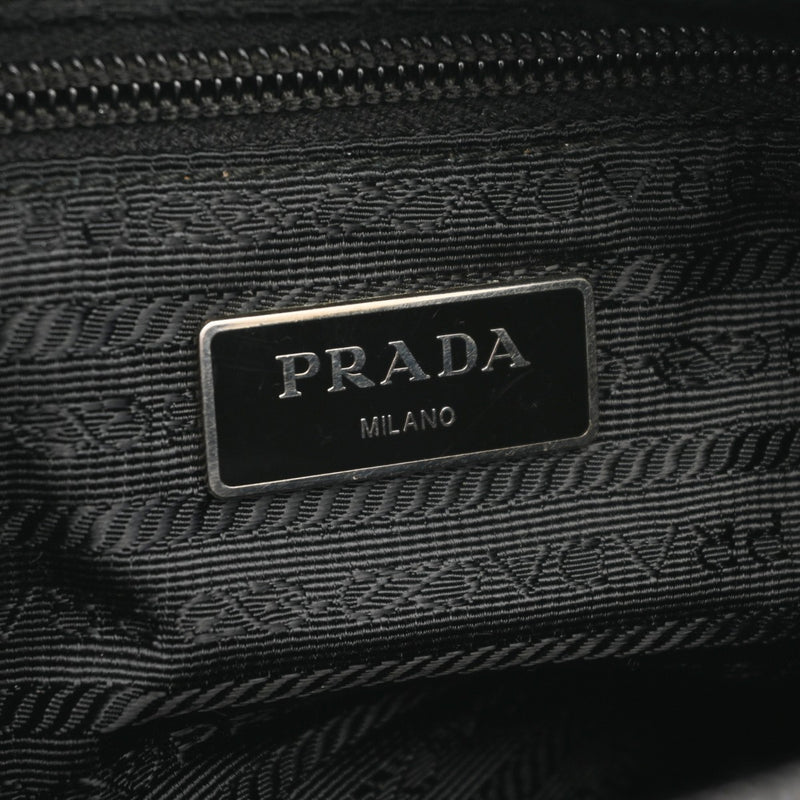 PRADA プラダ 黒 ユニセックス ナイロン ショルダーバッグ Bランク 中古 銀蔵