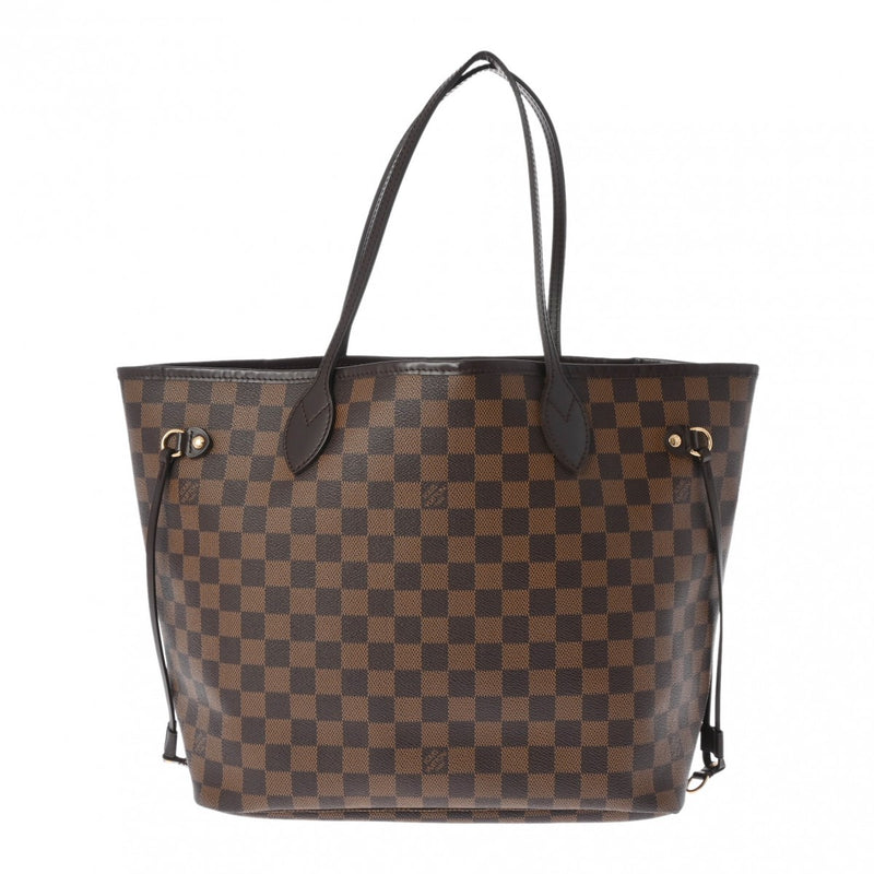 LOUIS VUITTON ルイヴィトン ダミエ ネヴァーフル MM ブラウン N51105 レディース ダミエキャンバス トートバッグ Aランク 中古 銀蔵