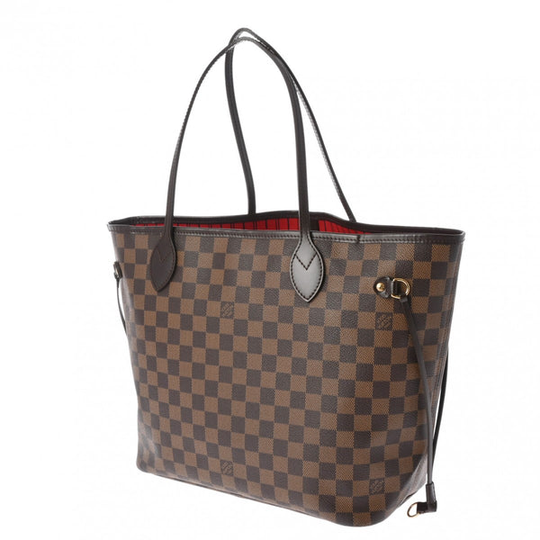 LOUIS VUITTON ルイヴィトン ダミエ ネヴァーフル MM ブラウン N51105 レディース ダミエキャンバス トートバッグ Aランク 中古 銀蔵