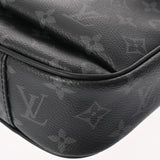 LOUIS VUITTON ルイヴィトン モノグラムエクリプス バムバッグ 黒/グレー M42906 メンズ モノグラムキャンバス ボディバッグ Aランク 中古 銀蔵