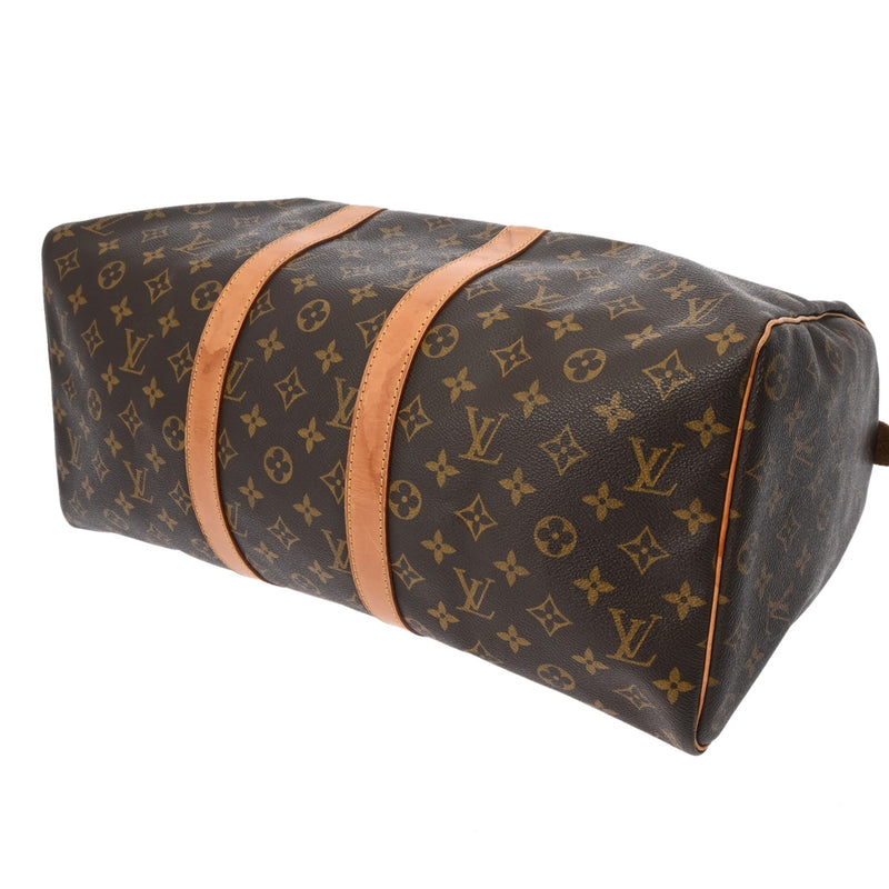 LOUIS VUITTON ルイヴィトン モノグラム キーポル 45 ブラウン M41428 ユニセックス モノグラムキャンバス ボストンバッグ Bランク 中古 銀蔵