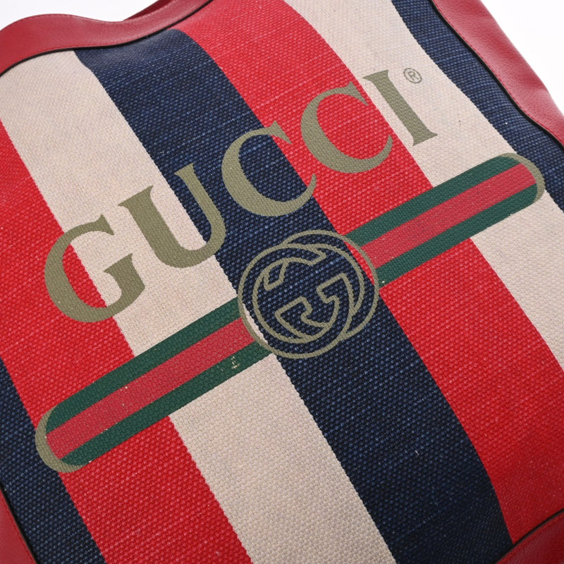 GUCCI グッチ ソーホーチェーントート トリコロール 523781 レディース レザー キャンバス トートバッグ Bランク 中古 銀蔵