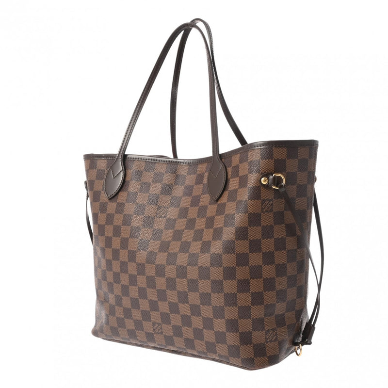 LOUIS VUITTON ルイヴィトン ダミエ ネヴァーフル MM ブラウン N51105 レディース ダミエキャンバス トートバッグ Bランク 中古 銀蔵