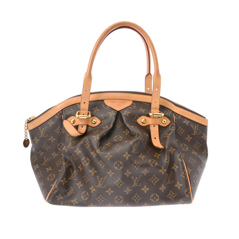 LOUIS VUITTON ルイヴィトン モノグラム ティヴォリ GM ブラウン M40144 レディース モノグラムキャンバス ハンドバッグ Bランク 中古 銀蔵