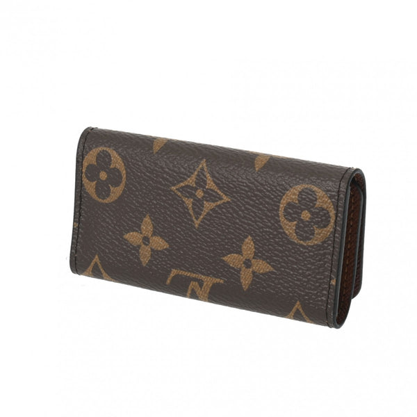 LOUIS VUITTON ルイヴィトン モノグラム ミュルティクレ4 ブラウン M62631 ユニセックス モノグラムキャンバス キーケース Aランク 中古 銀蔵