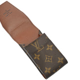LOUIS VUITTON ルイヴィトン モノグラム シガレットケース ブラウン M63024 レディース モノグラムキャンバス ブランド小物 ABランク 中古 銀蔵
