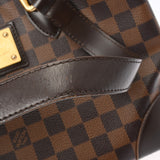 LOUIS VUITTON ルイヴィトン ダミエ ハムステッド PM ブラウン N51205 レディース ダミエキャンバス ハンドバッグ Bランク 中古 銀蔵