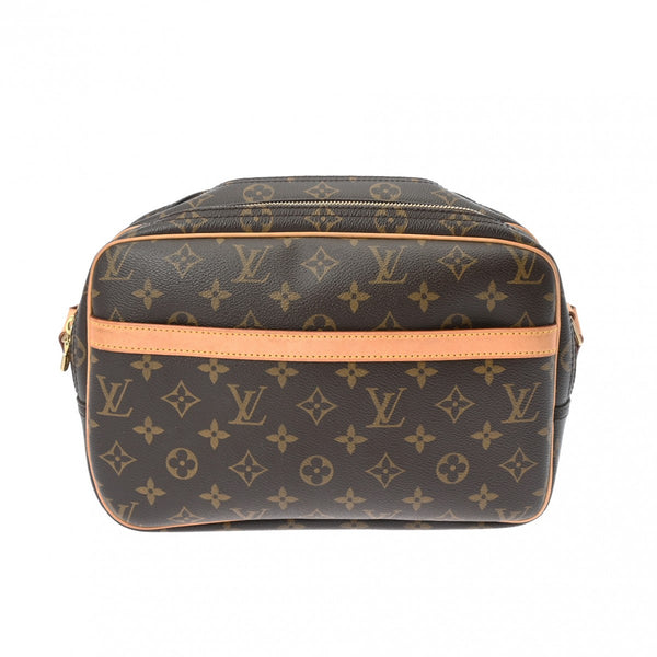 LOUIS VUITTON ルイヴィトン モノグラム リポーター PM ブラウン M45254 ユニセックス モノグラムキャンバス ショルダーバッグ ABランク 中古 銀蔵