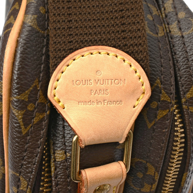 LOUIS VUITTON ルイヴィトン モノグラム リポーター PM ブラウン M45254 ユニセックス モノグラムキャンバス ショルダーバッグ ABランク 中古 銀蔵