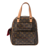 LOUIS VUITTON ルイヴィトン モノグラム エクサントリ シテ ブラウン M51161 レディース モノグラムキャンバス ハンドバッグ ABランク 中古 銀蔵