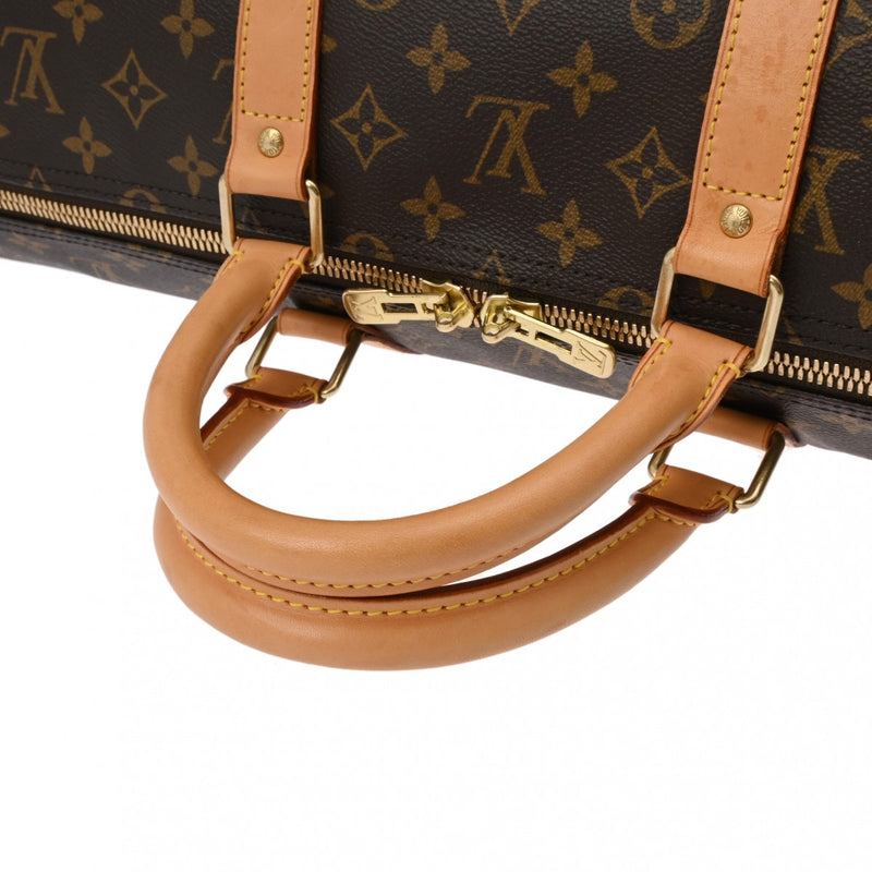 LOUIS VUITTON ルイヴィトン モノグラム キーポル バンドリエール 55 ブラウン M41414 ユニセックス モノグラムキャンバス ボストンバッグ ABランク 中古 銀蔵