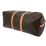 LOUIS VUITTON ルイヴィトン モノグラム キーポル バンドリエール 55 ブラウン M41414 ユニセックス モノグラムキャンバス ボストンバッグ ABランク 中古 銀蔵