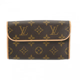 LOUIS VUITTON ルイヴィトン モノグラム ポシェットフロランティーヌ ベルトS ブラウン M51855 レディース モノグラムキャンバス ウエストバッグ ABランク 中古 銀蔵