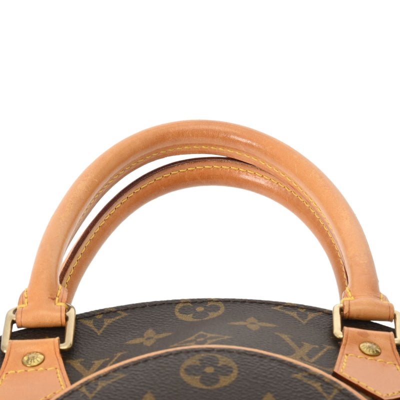 LOUIS VUITTON ルイヴィトン モノグラム エリプス PM  USA製 ブラウン M51127 レディース モノグラムキャンバス ハンドバッグ Bランク 中古 銀蔵