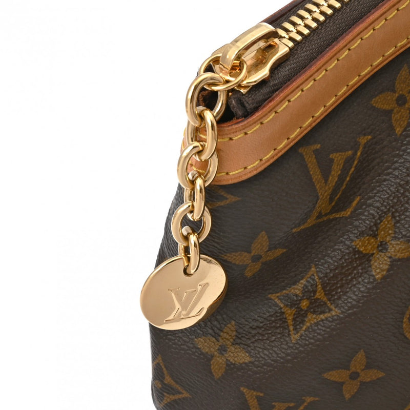 LOUIS VUITTON ルイヴィトン モノグラム ティヴォリ GM ブラウン M40144 レディース モノグラムキャンバス ハンドバッグ ABランク 中古 銀蔵