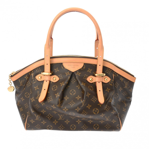 LOUIS VUITTON ルイヴィトン モノグラム ティヴォリ GM ブラウン M40144 レディース モノグラムキャンバス ハンドバッグ ABランク 中古 銀蔵