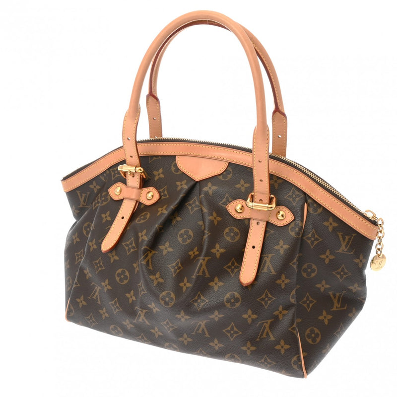 LOUIS VUITTON ルイヴィトン モノグラム ティヴォリ GM ブラウン M40144 レディース モノグラムキャンバス ハンドバッグ ABランク 中古 銀蔵