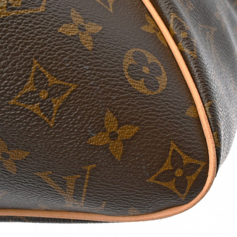 LOUIS VUITTON ルイヴィトン モノグラム ティヴォリ GM ブラウン M40144 レディース モノグラムキャンバス ハンドバッグ ABランク 中古 銀蔵