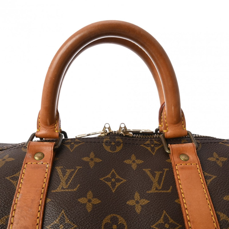 LOUIS VUITTON ルイヴィトン モノグラム キーポル 50 ブラウン ユニセックス モノグラムキャンバス ボストンバッグ Bランク 中古 銀蔵