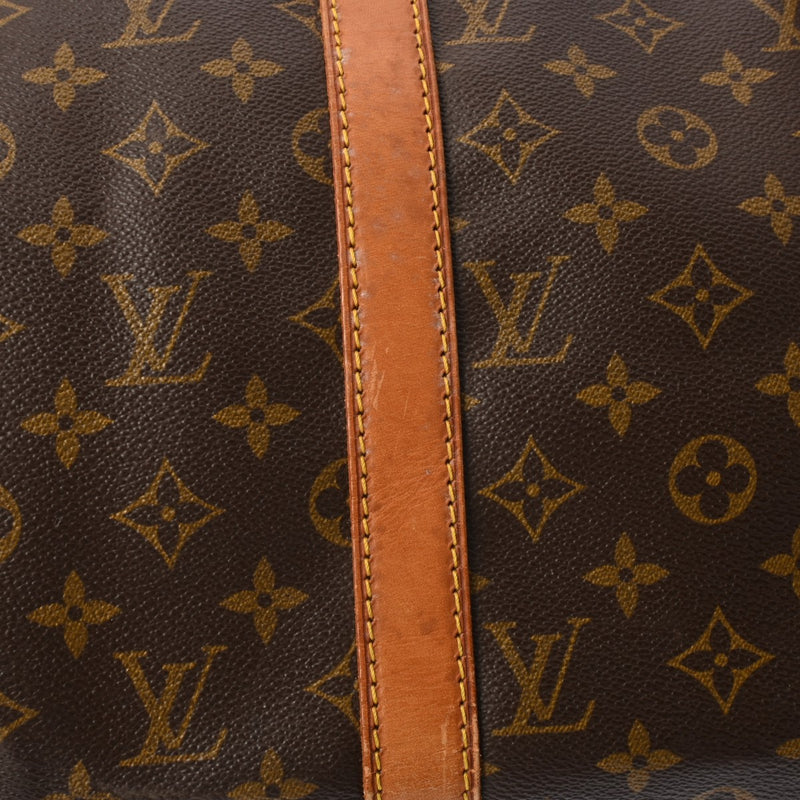 LOUIS VUITTON ルイヴィトン モノグラム キーポル 50 ブラウン ユニセックス モノグラムキャンバス ボストンバッグ Bランク 中古 銀蔵