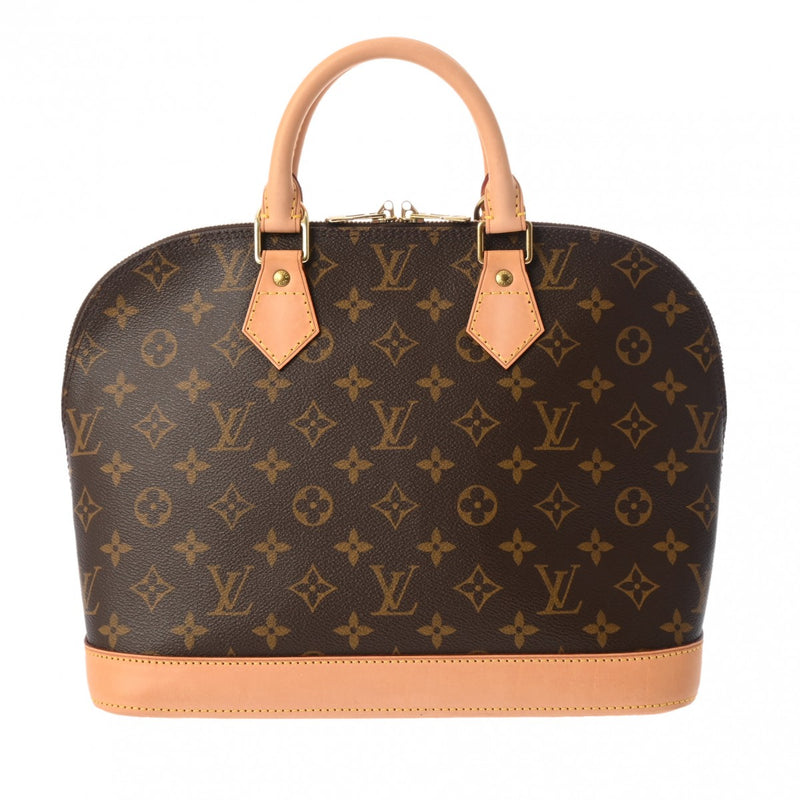 LOUIS VUITTON ルイヴィトン モノグラム アルマ ブラウン M51130 レディース モノグラムキャンバス ハンドバッグ ABランク 中古 銀蔵