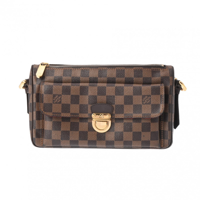 LOUIS VUITTON ルイヴィトン ダミエ ラヴェッロ GM ブラウン N60006 レディース ダミエキャンバス ショルダーバッグ Bランク 中古 銀蔵