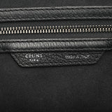 CELINE セリーヌ ラゲージ ミニショッパー 黒 165213 レディース ドラムドカーフ ハンドバッグ Bランク 中古 銀蔵