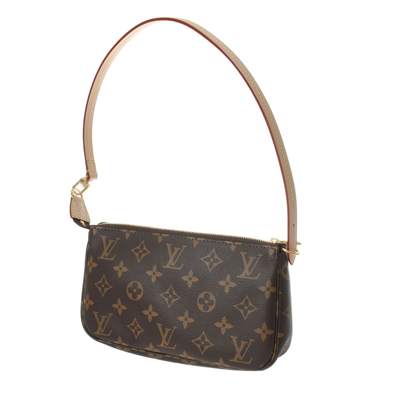 LOUIS VUITTON ルイヴィトン モノグラム ポシェットアクセソワール ブラウン M40712 ユニセックス モノグラムキャンバス アクセサリーポーチ 未使用 銀蔵