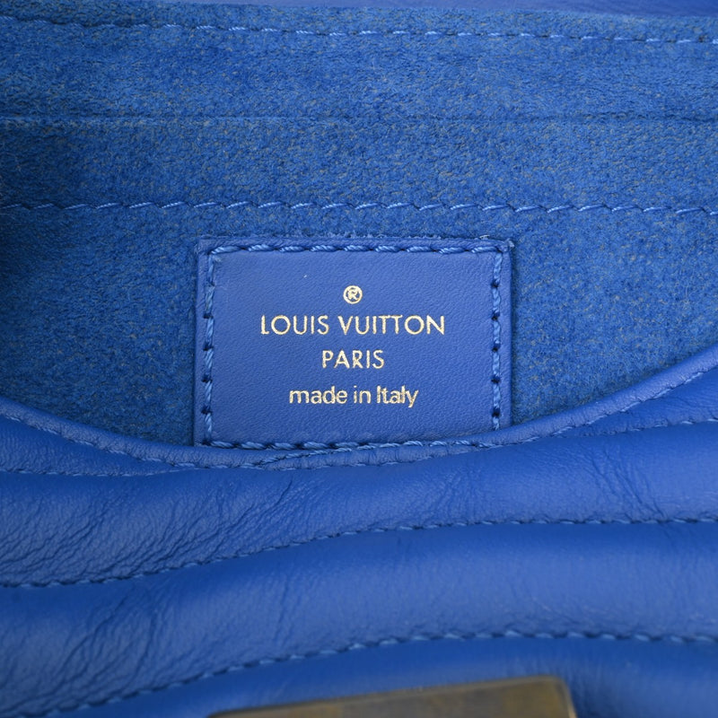 LOUIS VUITTON ルイヴィトン モノグラム ニューウェーブ チェーンショルダーバッグ ブルー M53924 レディース レザー ショルダーバッグ ABランク 中古 銀蔵