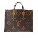 LOUIS VUITTON ルイヴィトン モノグラムジャイアント オンザゴー GM 旧型 2WAYトート ブラウン M45320 ユニセックス モノグラムキャンバス ハンドバッグ ABランク 中古 銀蔵