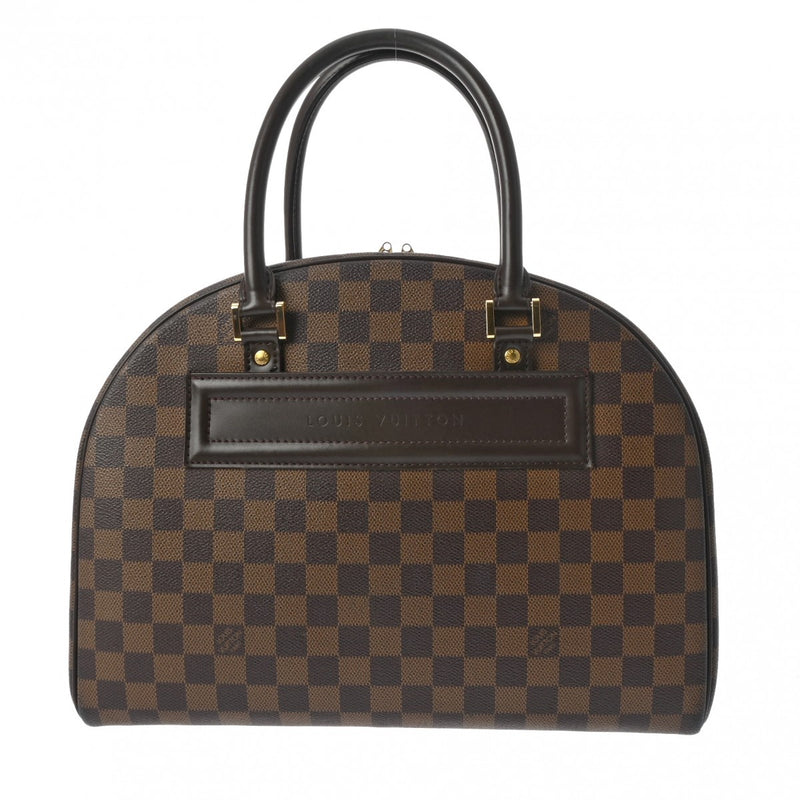 LOUIS VUITTON ルイヴィトン ダミエ ノリータ ブラウン N41455 ユニセックス ダミエキャンバス ハンドバッグ ABランク 中古 銀蔵