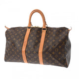 LOUIS VUITTON ルイヴィトン モノグラム キーポル 45 ブラウン M41428 ユニセックス モノグラムキャンバス ボストンバッグ Bランク 中古 銀蔵