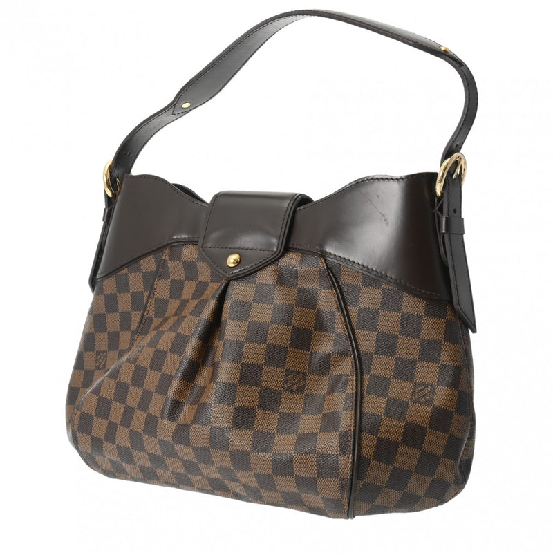 LOUIS VUITTON ルイヴィトン ダミエ システィナ MM ブラウン N41541 レディース ダミエキャンバス ショルダーバッグ ABランク 中古 銀蔵