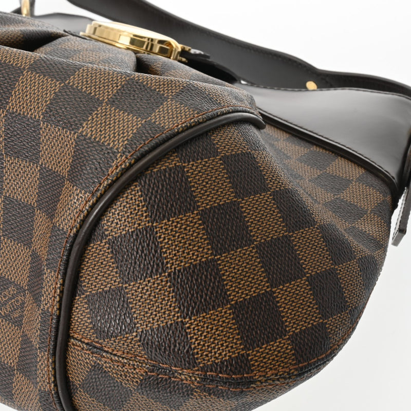 LOUIS VUITTON ルイヴィトン ダミエ システィナ MM ブラウン N41541 レディース ダミエキャンバス ショルダーバッグ ABランク 中古 銀蔵