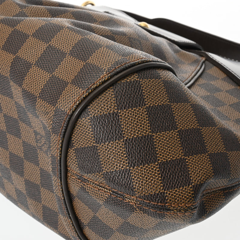 LOUIS VUITTON ルイヴィトン ダミエ システィナ MM ブラウン N41541 レディース ダミエキャンバス ショルダーバッグ ABランク 中古 銀蔵