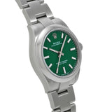 ロレックス オイスターパーペチュアル 31 277200 グリーン レディース 腕時計 自動巻き 銀蔵