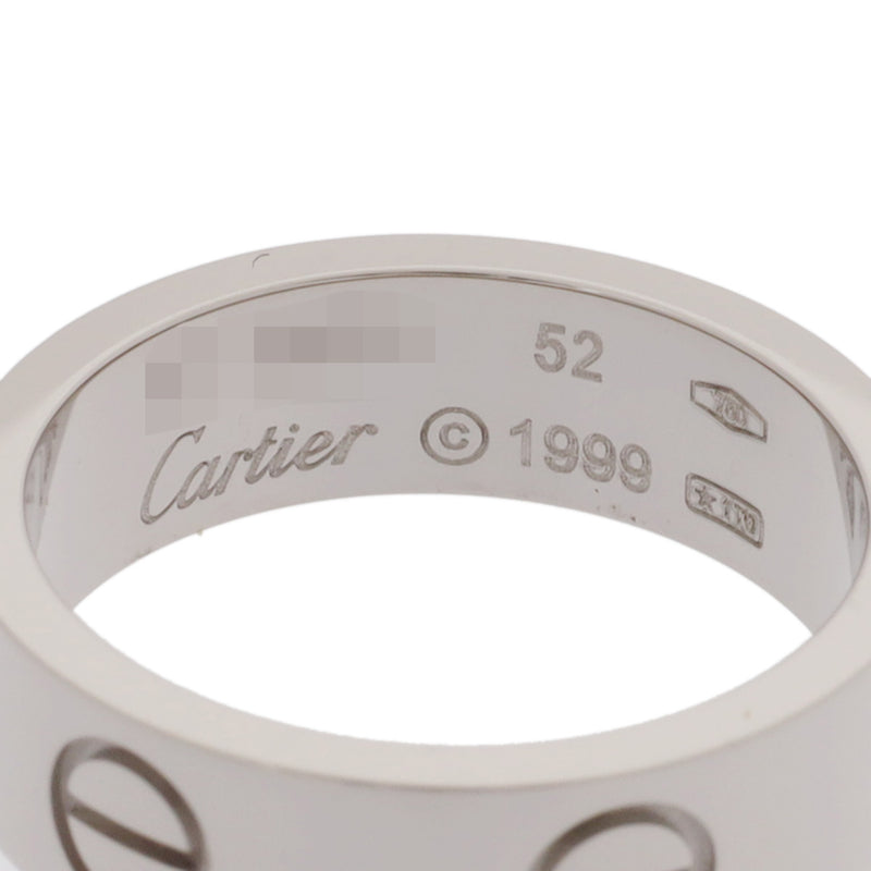 CARTIER カルティエ ラブリング #52 11号 レディース K18ホワイトゴールド リング・指輪 Aランク 中古 銀蔵