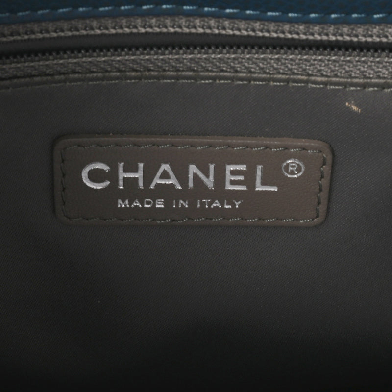 CHANEL シャネル GST グランドショッピングトート ブルー A50995 レディース キャビアスキン トートバッグ ABランク 中古 銀蔵