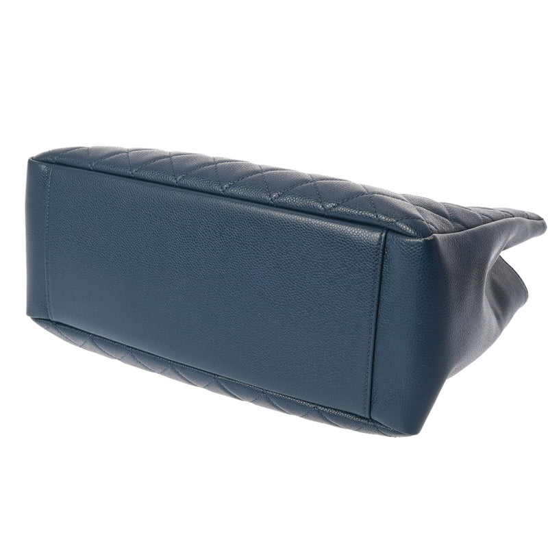 CHANEL シャネル GST グランドショッピングトート ブルー A50995 レディース キャビアスキン トートバッグ ABランク 中古 銀蔵