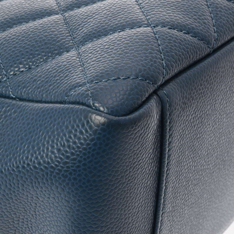 CHANEL シャネル GST グランドショッピングトート ブルー A50995 レディース キャビアスキン トートバッグ ABランク 中古 銀蔵