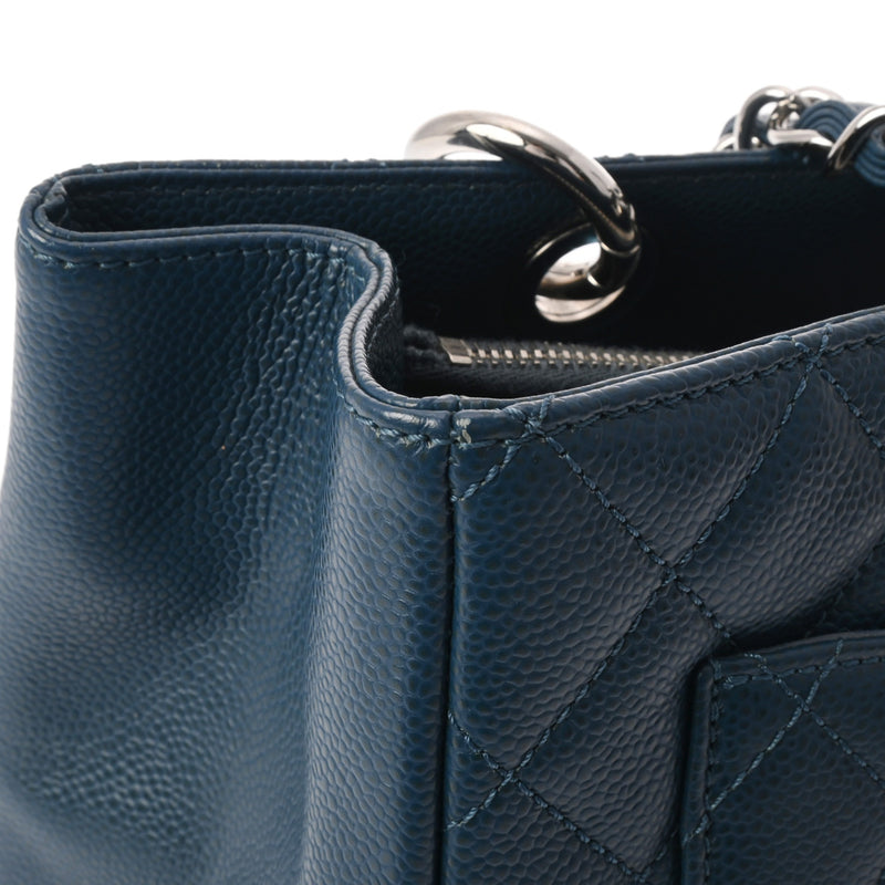 CHANEL シャネル GST グランドショッピングトート ブルー A50995 レディース キャビアスキン トートバッグ ABランク 中古 銀蔵